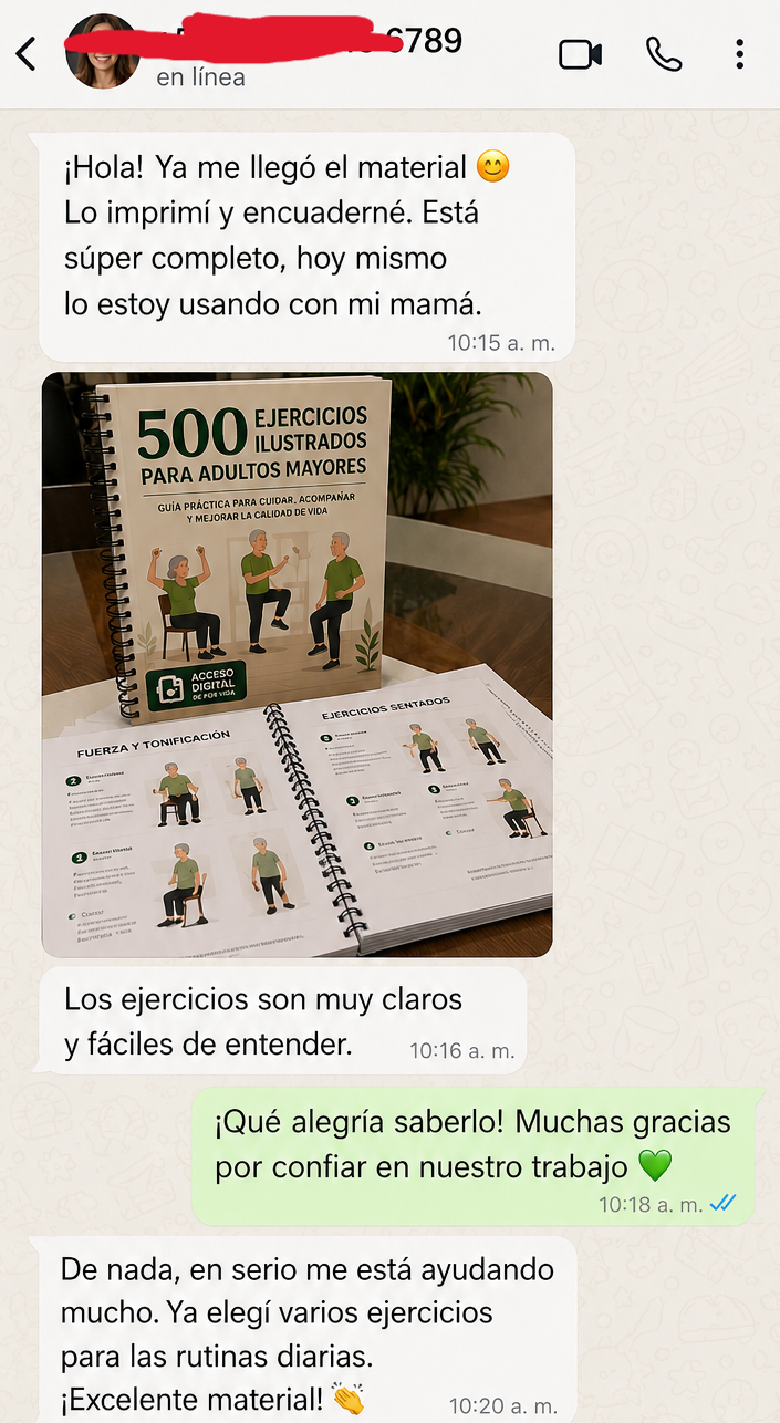 Mensaje recibido por WhatsApp 9