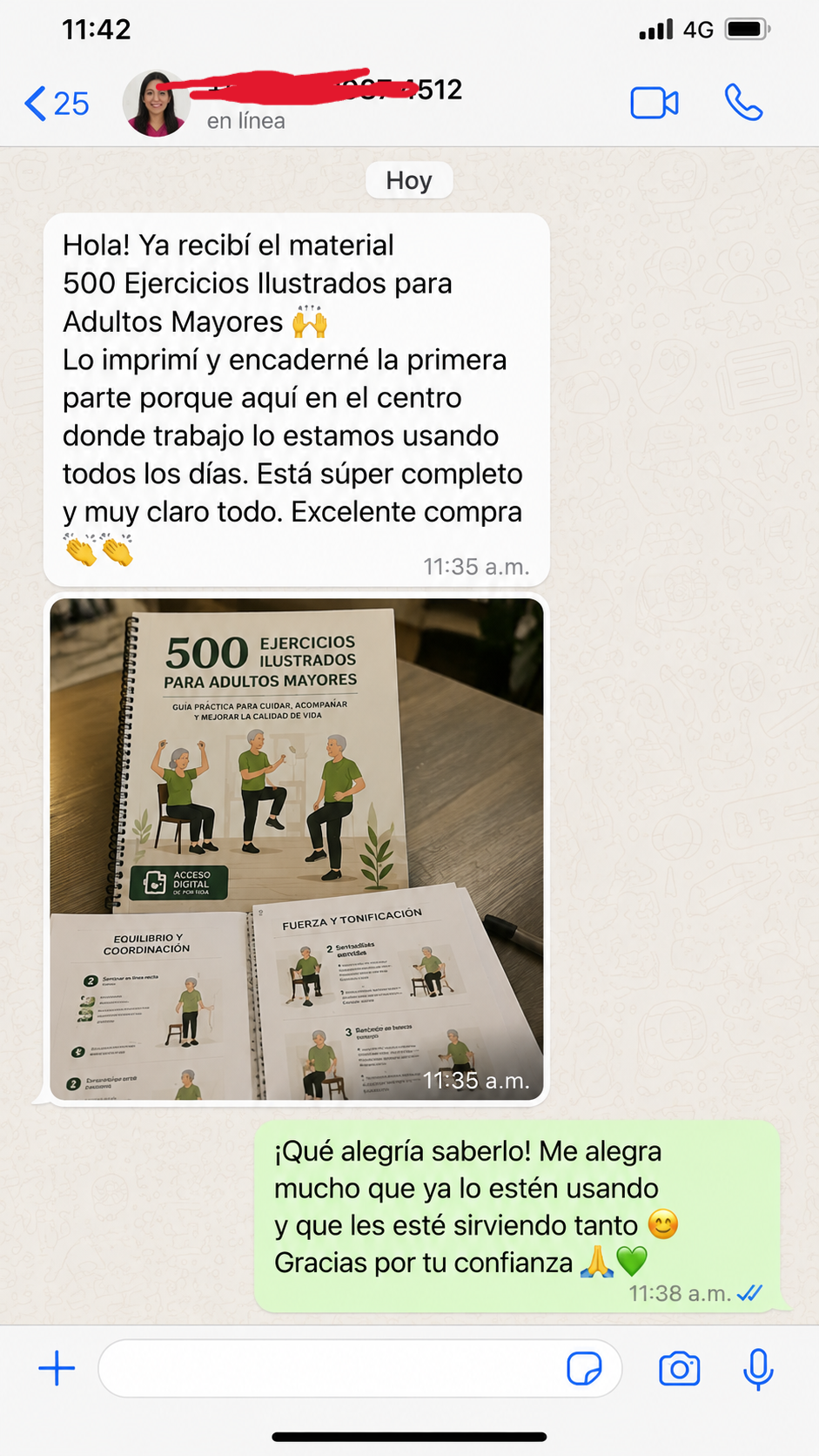 Mensaje recibido por WhatsApp 8